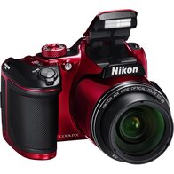 NIKON Coolpix B500 Red с фотовспышкой